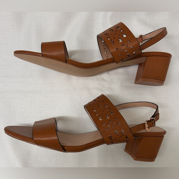 Restricted women’s brown open toe sandals, size 10, new - Picture 3 of 6